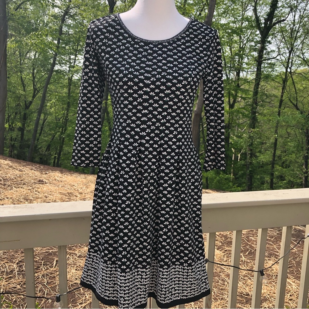 Max Studio Floral Print Jersey Dress